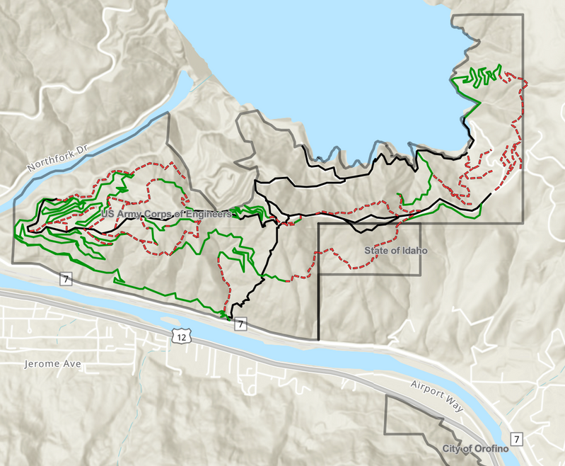 Ahshaka Ridge Map